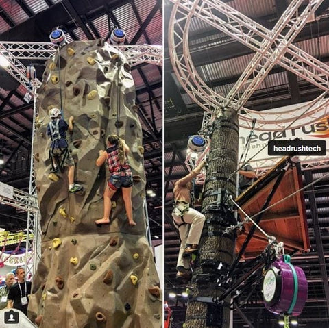 Gecko climbing at IAAPA 2015