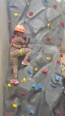 Kids climb in Chicago’s Rebecca K. Crown Youth Center