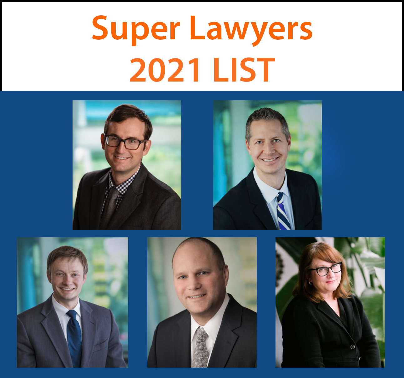 Banner image for Five Kennyhertz Perry Attorneys Listed as Missouri and Kansas Super Lawyers and Rising Stars for 2021