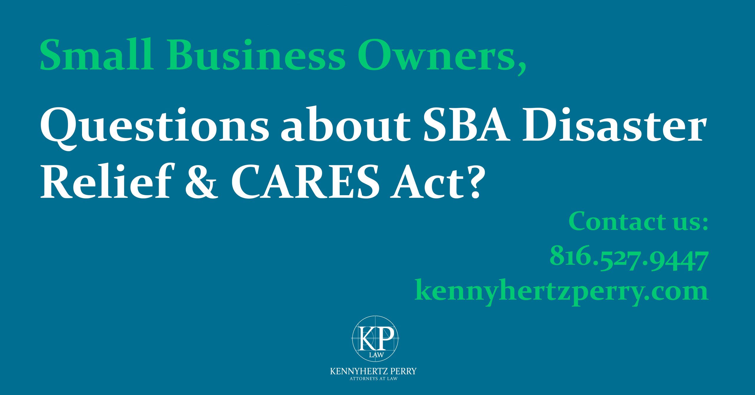 Banner image for UPDATE: Small Business Relief Loans – CARES Act v. SBA Disaster Relief