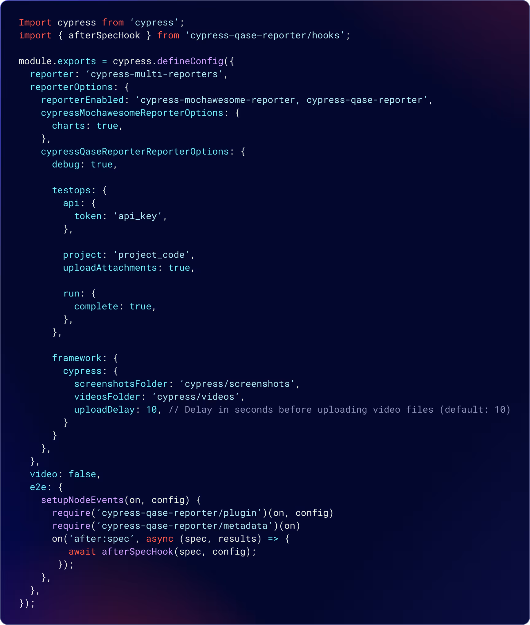 Qase Cypress Overview