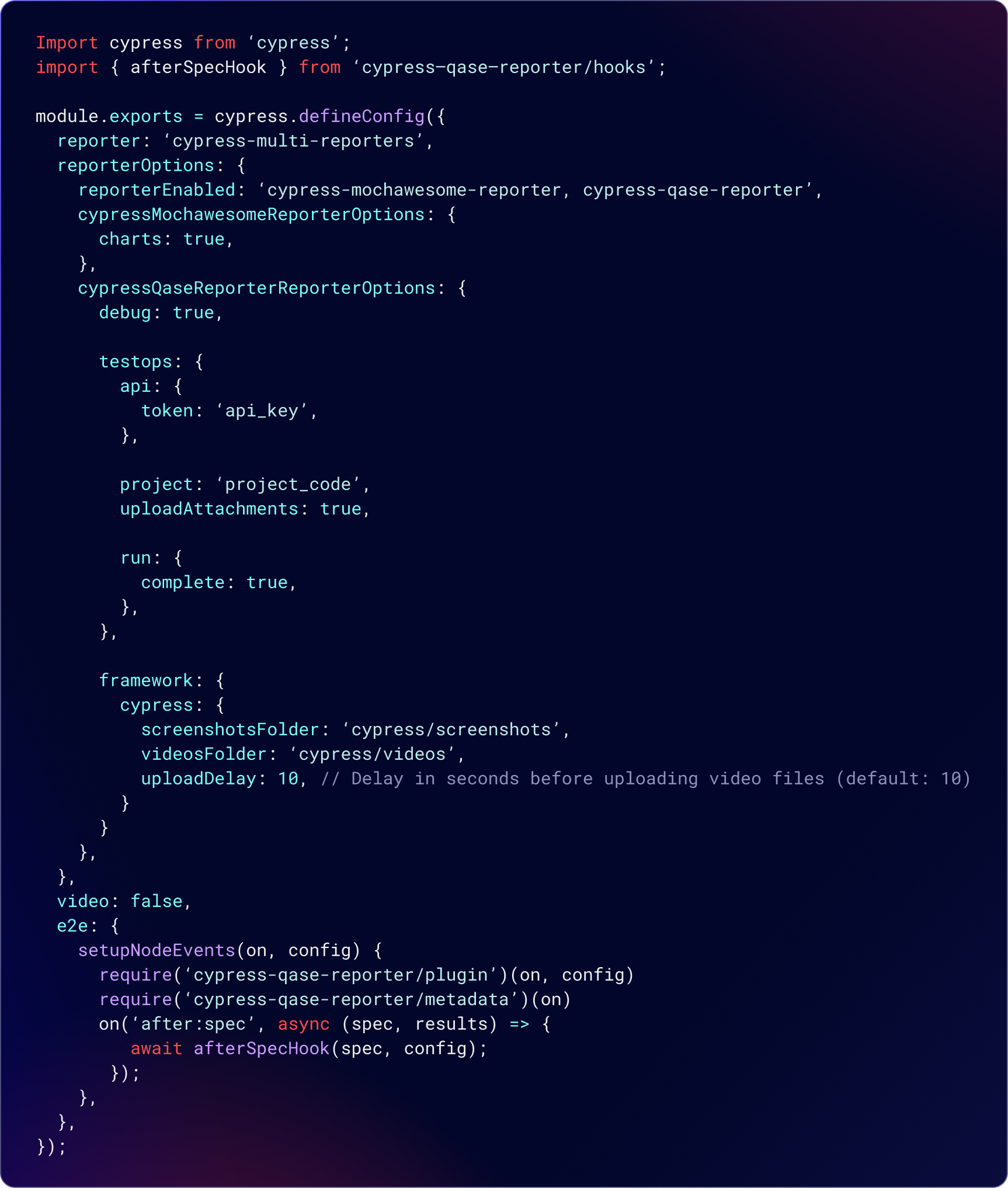 Qase Cypress Overview