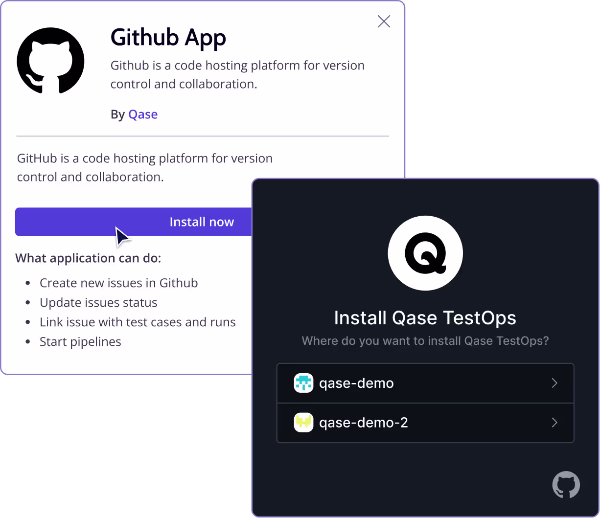 Qase Screenshot - Control System