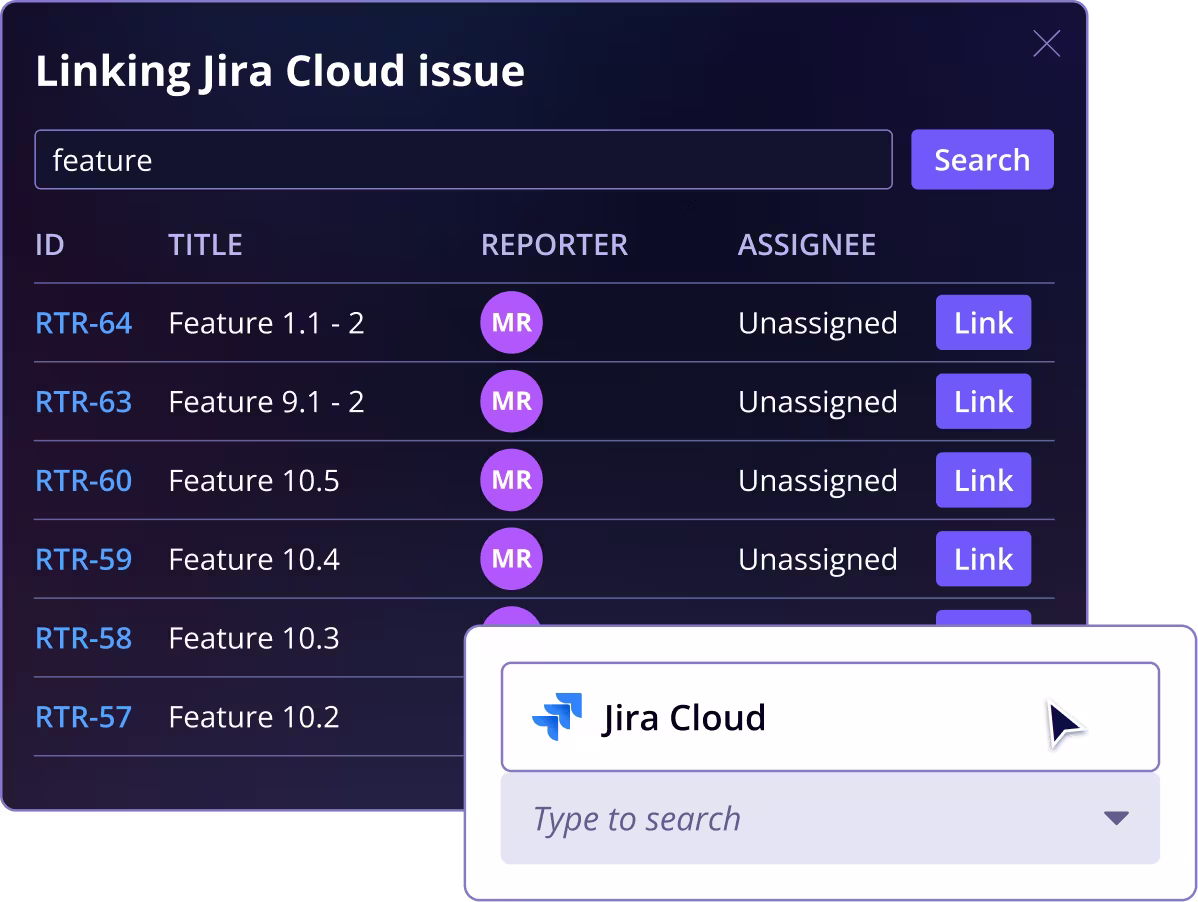 Qase Screenshot - Control System