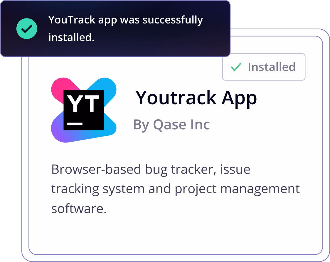 Qase Screenshot: Pytest code snippet