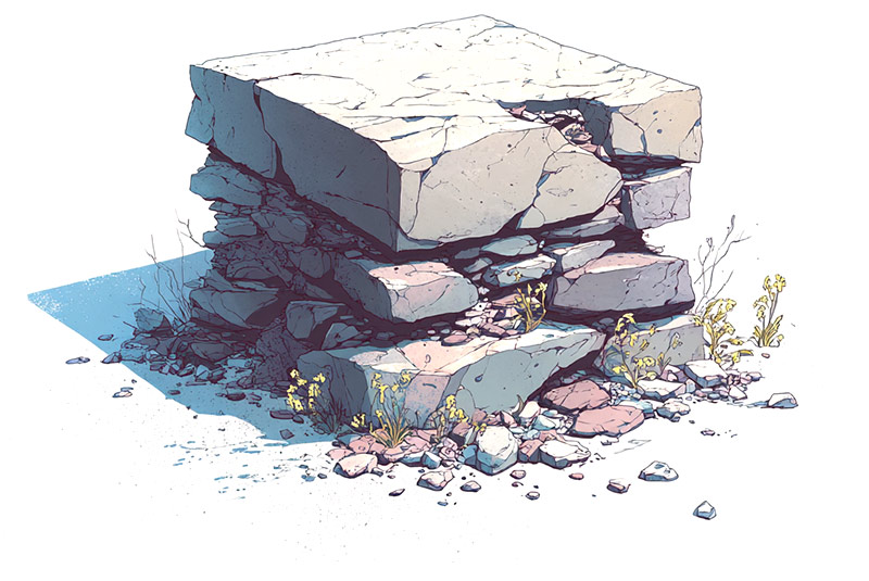 Image of crumbling foundations