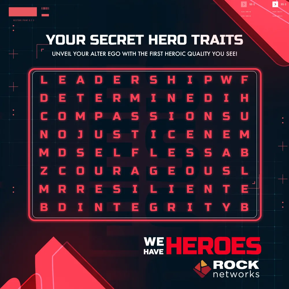 We Have Heroes Secret Hero Traits crossword