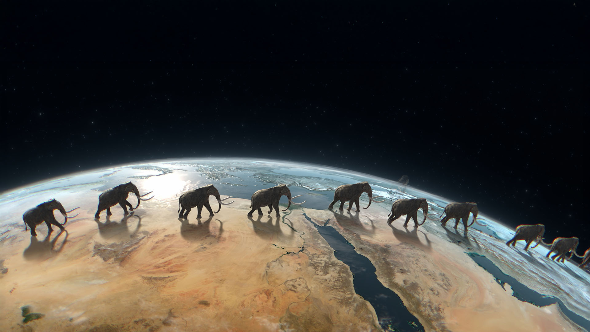 In The Giant Mammoth Tracks