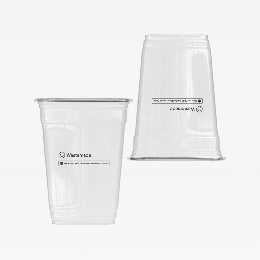 Wastemade cold cup ocean-bound plastic