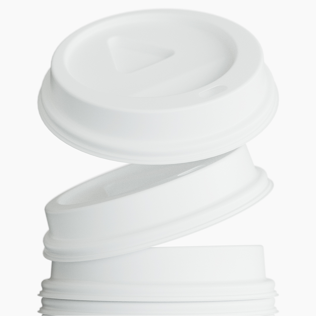 Hot coffee cup PP lids