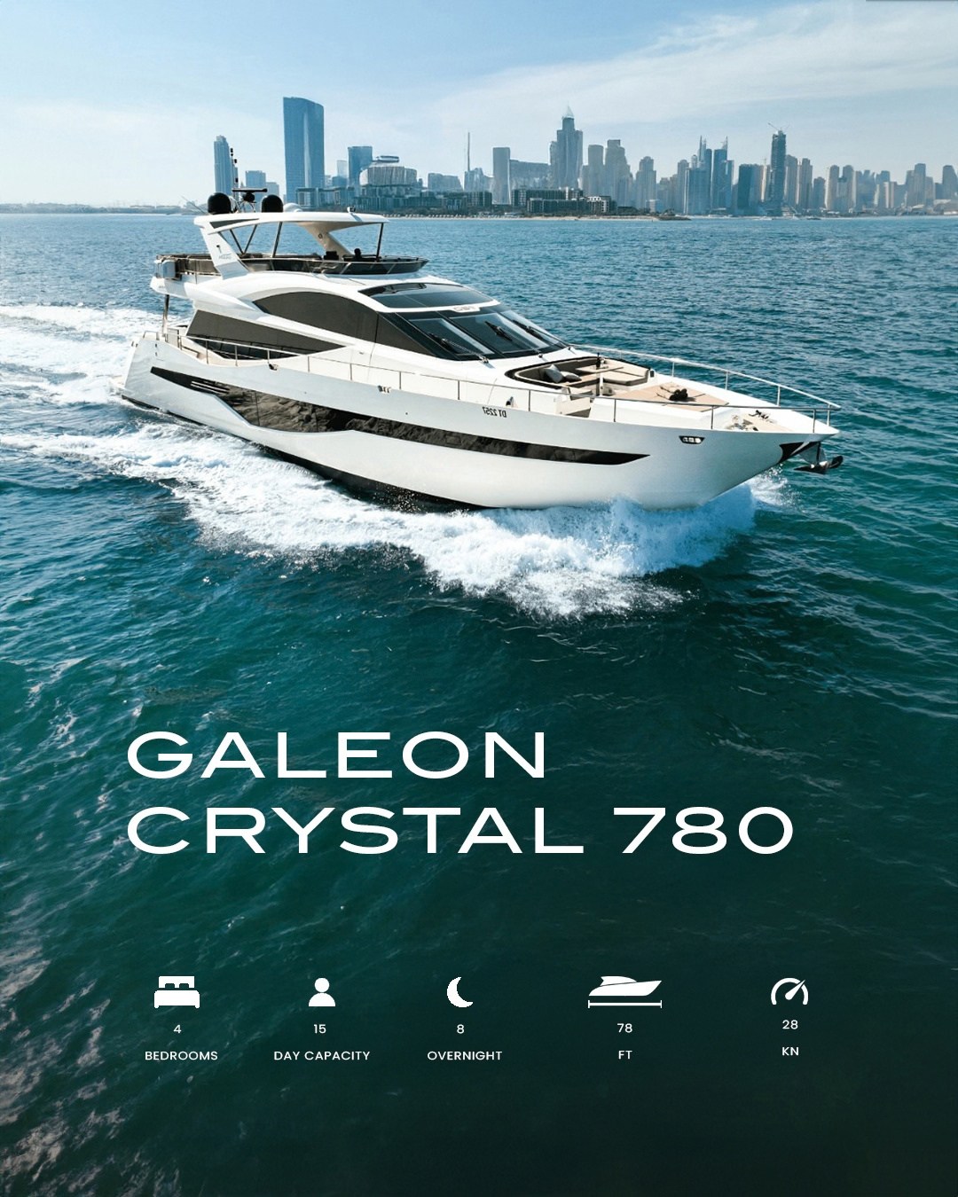 Galeon Crystal 78 FT yacht - photo 3