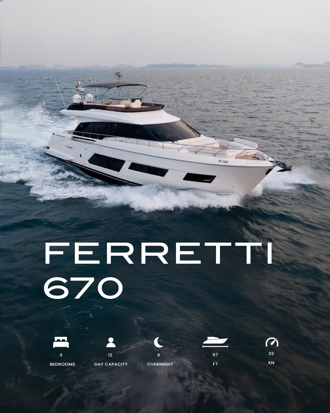 Ferretti 670 67 FT yacht - photo 2