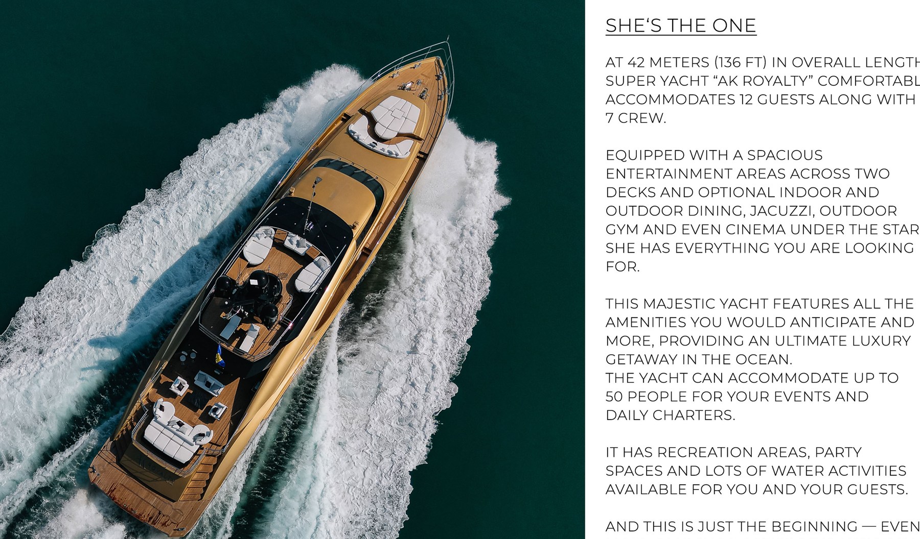 AK Royalty 136 FT yacht - photo 2