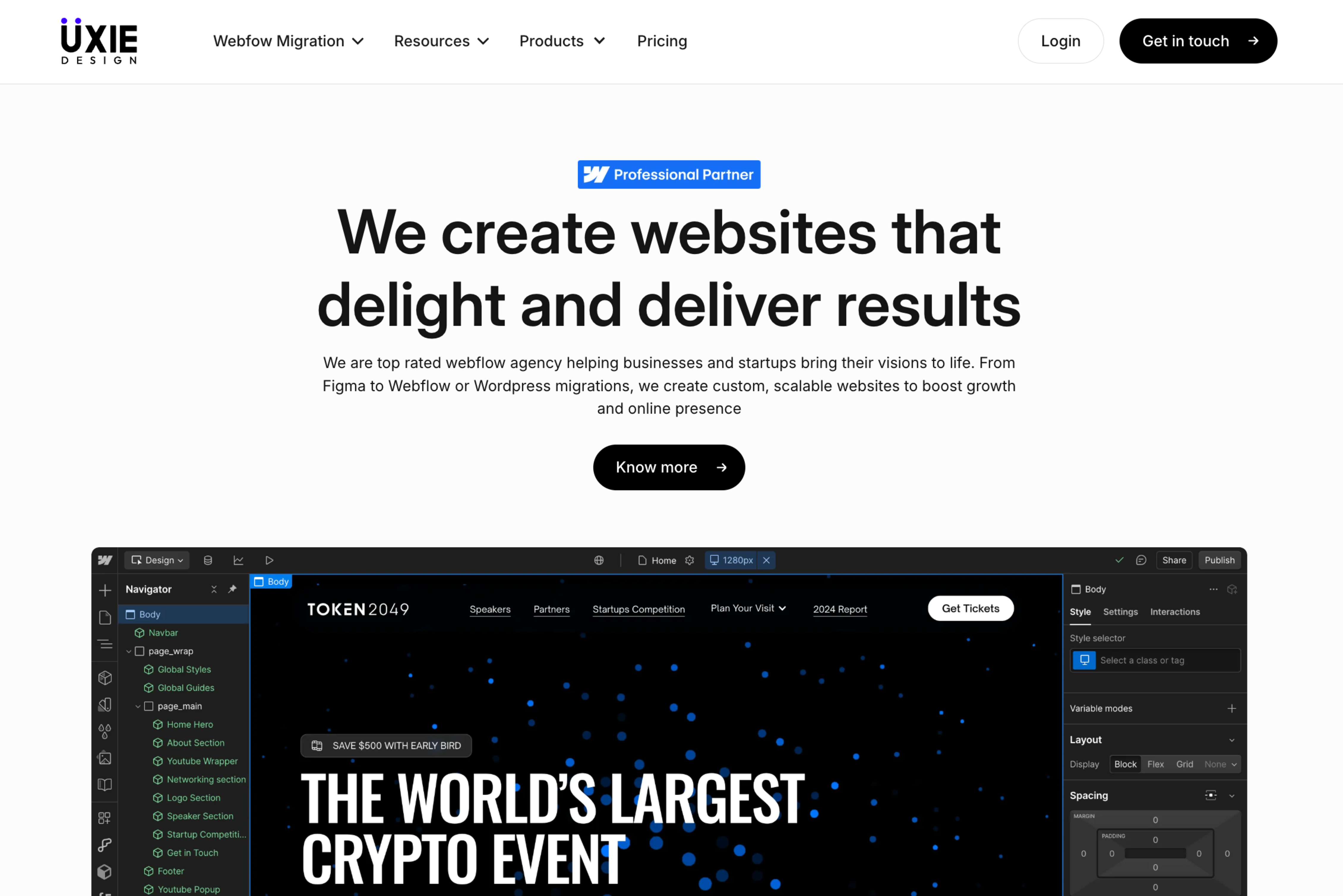 site profile thumbnail