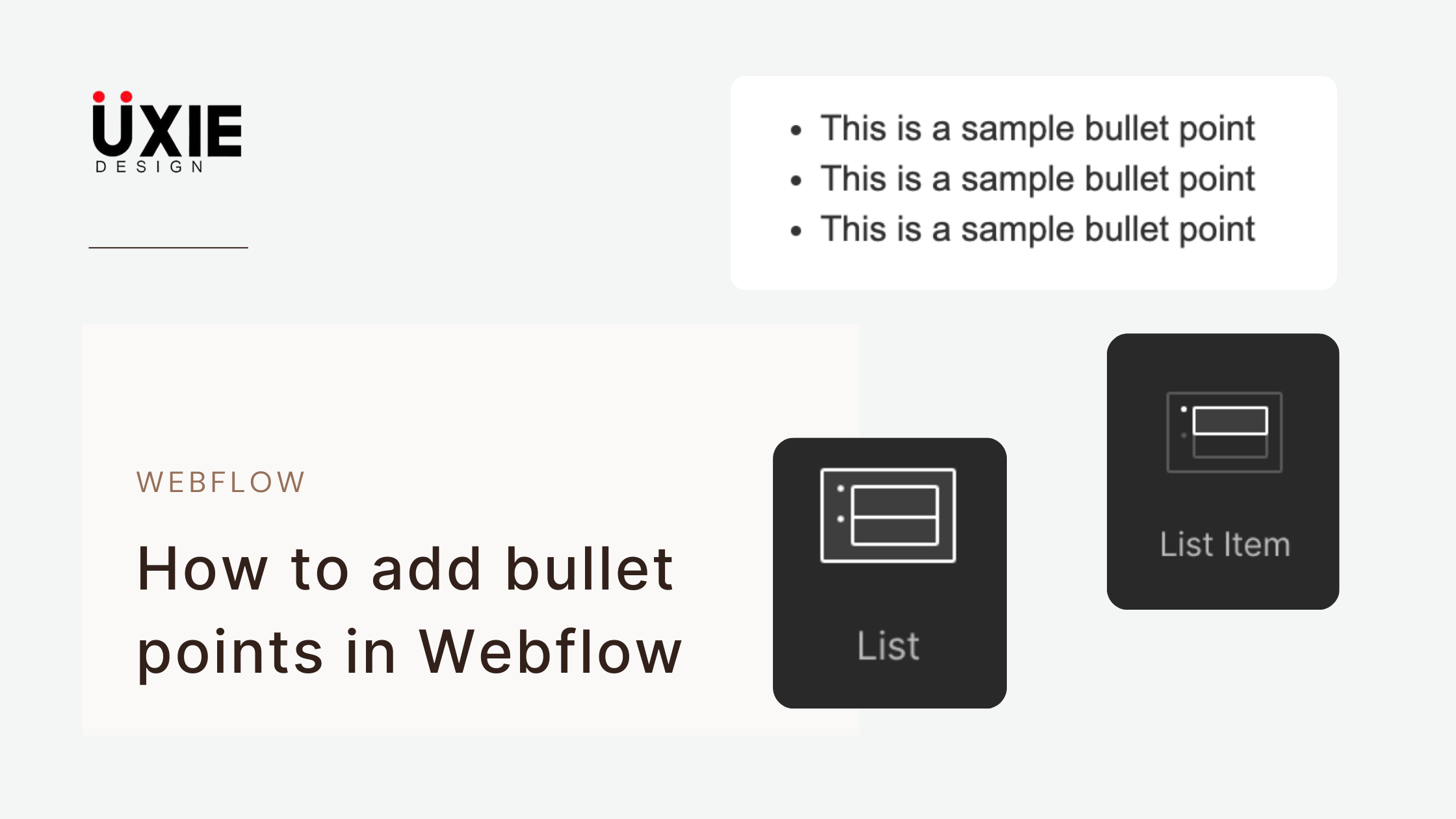 How to add bullet points in Webflow-45 seconds guide