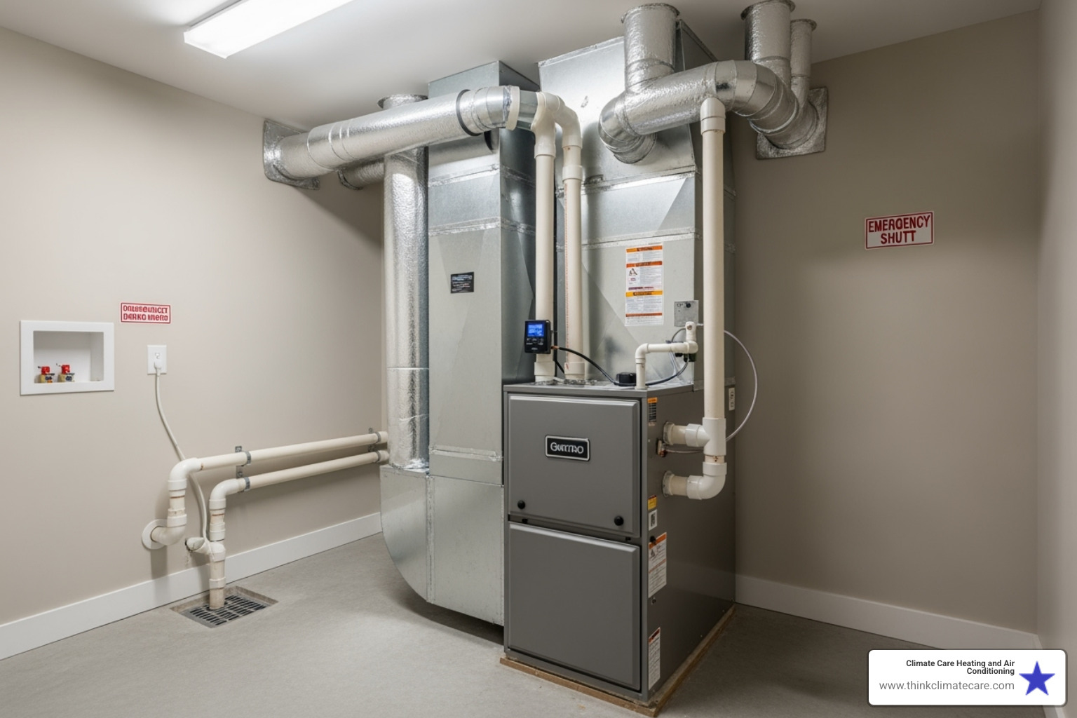 newly installed high-efficiency furnace - furnace repair Elk Grove