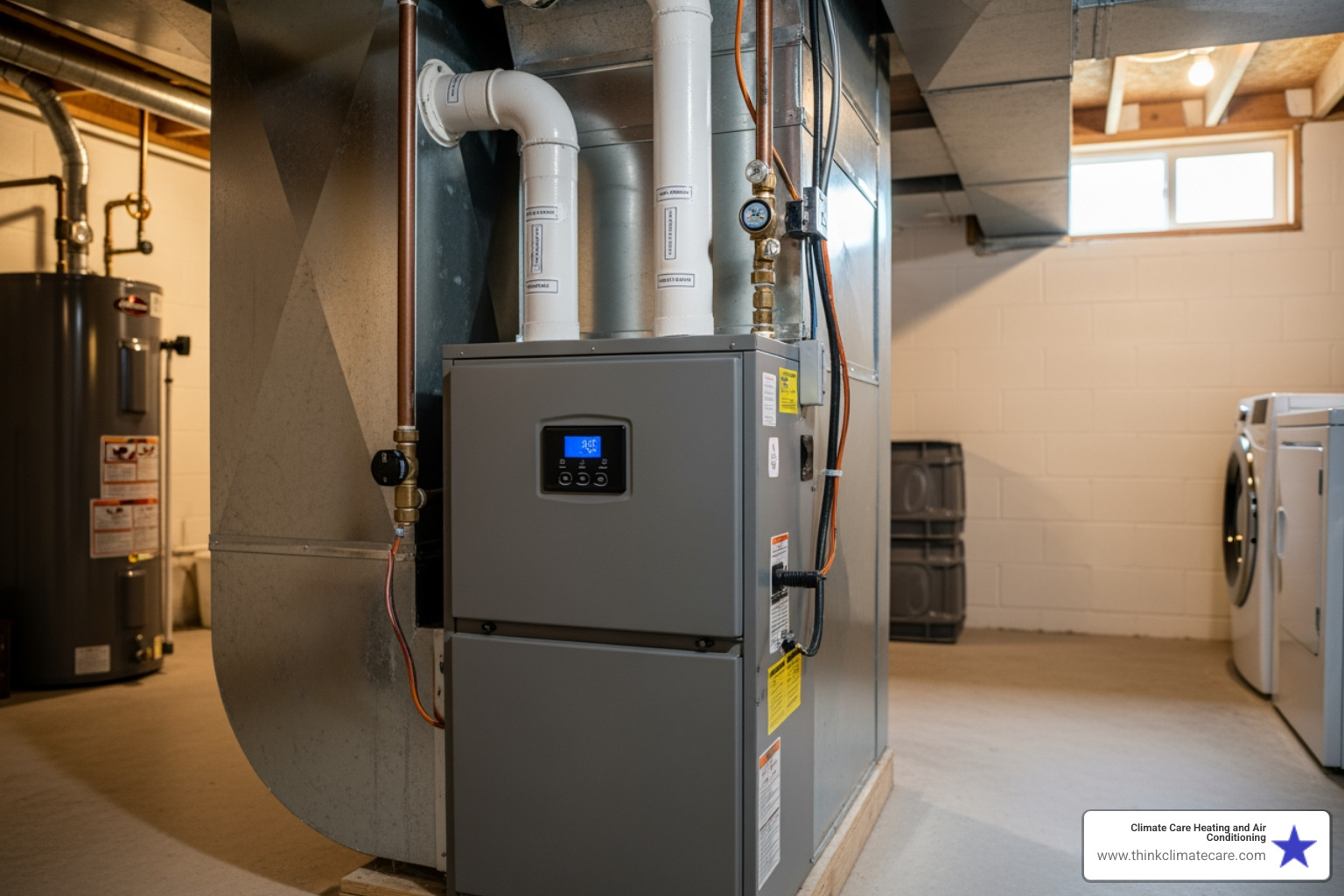 modern high-efficiency gas furnace unit - furnace installation contractor ripon ca