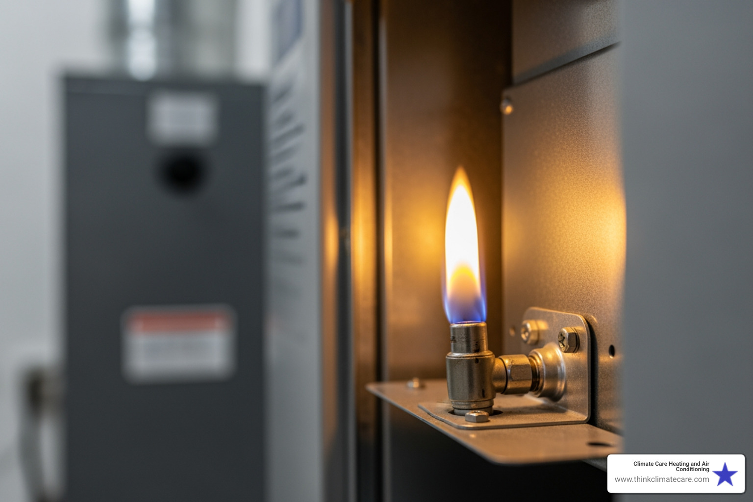 Infographic showing 5 key warning signs your furnace needs professional repair: unusual banging or grinding noises, rooms with inconsistent temperatures or cold spots, sudden spike in monthly heating bills, yellow or flickering pilot light instead of steady blue flame, and furnace cycling on and off more frequently than normal - furnace repair in tracy, ca