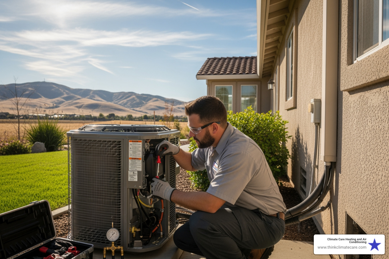 Infographic explaining the top 5 benefits of HVAC maintenance: improved energy efficiency and lower utility bills, prevention of unexpected breakdowns and costly repairs, extended system lifespan and warranty protection, healthier indoor air quality with reduced allergens, and consistent year-round comfort with reliable performance - hvac maintenance tracy ca Infographic explaining the top 5 benefits of HVAC maintenance: improved energy efficiency and lower utility bills, prevention of unexpected breakdowns and costly repairs, extended system lifespan and warranty protection, healthier indoor air quality with reduced allergens, and consistent year-round comfort with reliable performance - hvac maintenance tracy ca