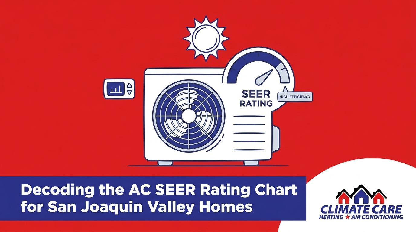 Decoding the SEER Rating Chart for San Joaquin Valley Homes