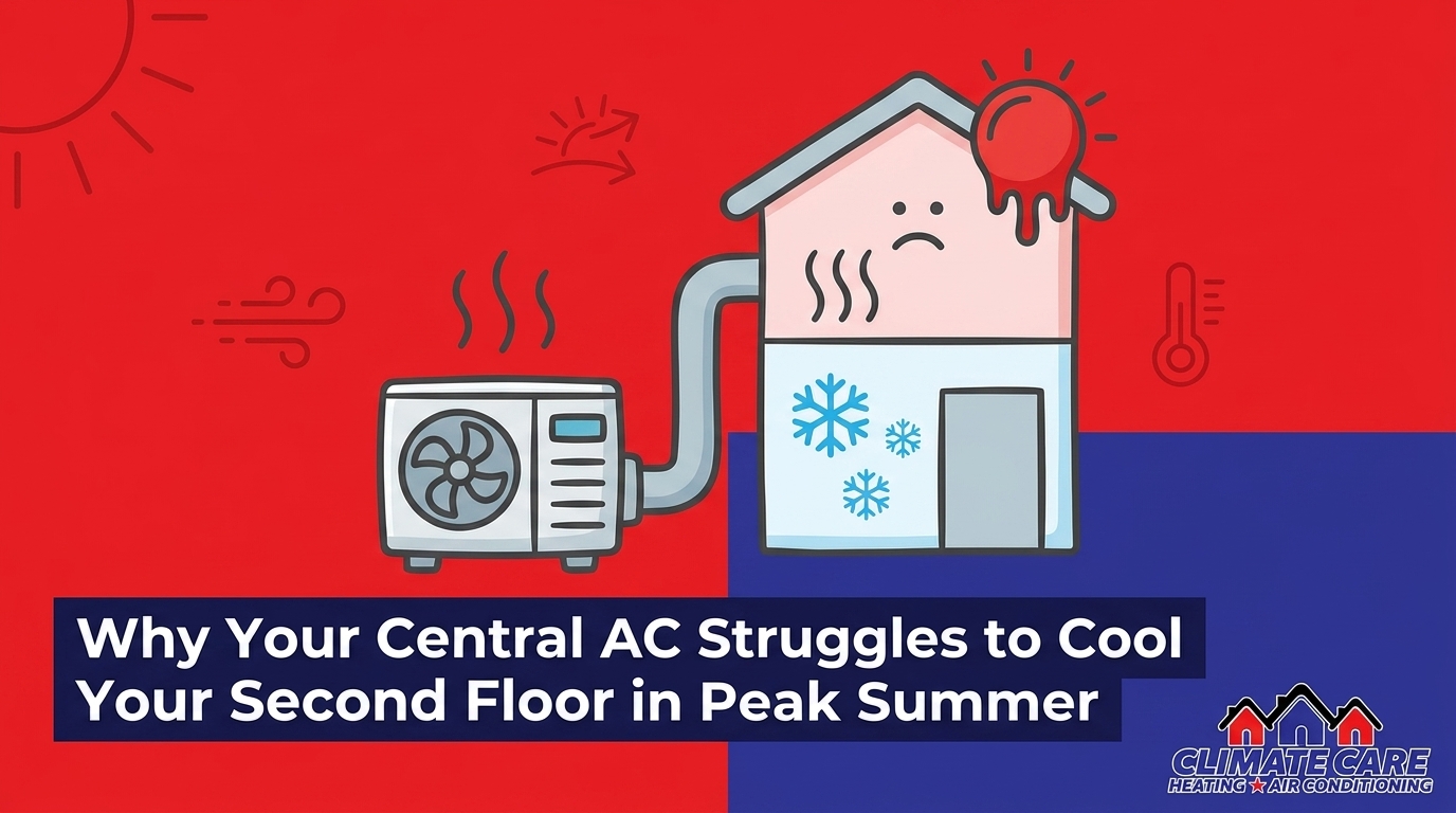 Why Your Central AC Struggles to Cool Your Second Floor in Peak Summer