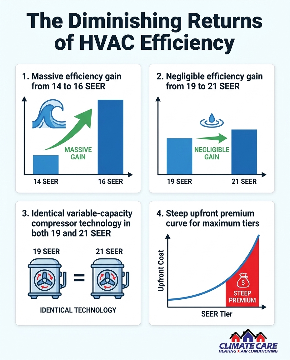 The Diminishing Returns of HVAC Efficiency