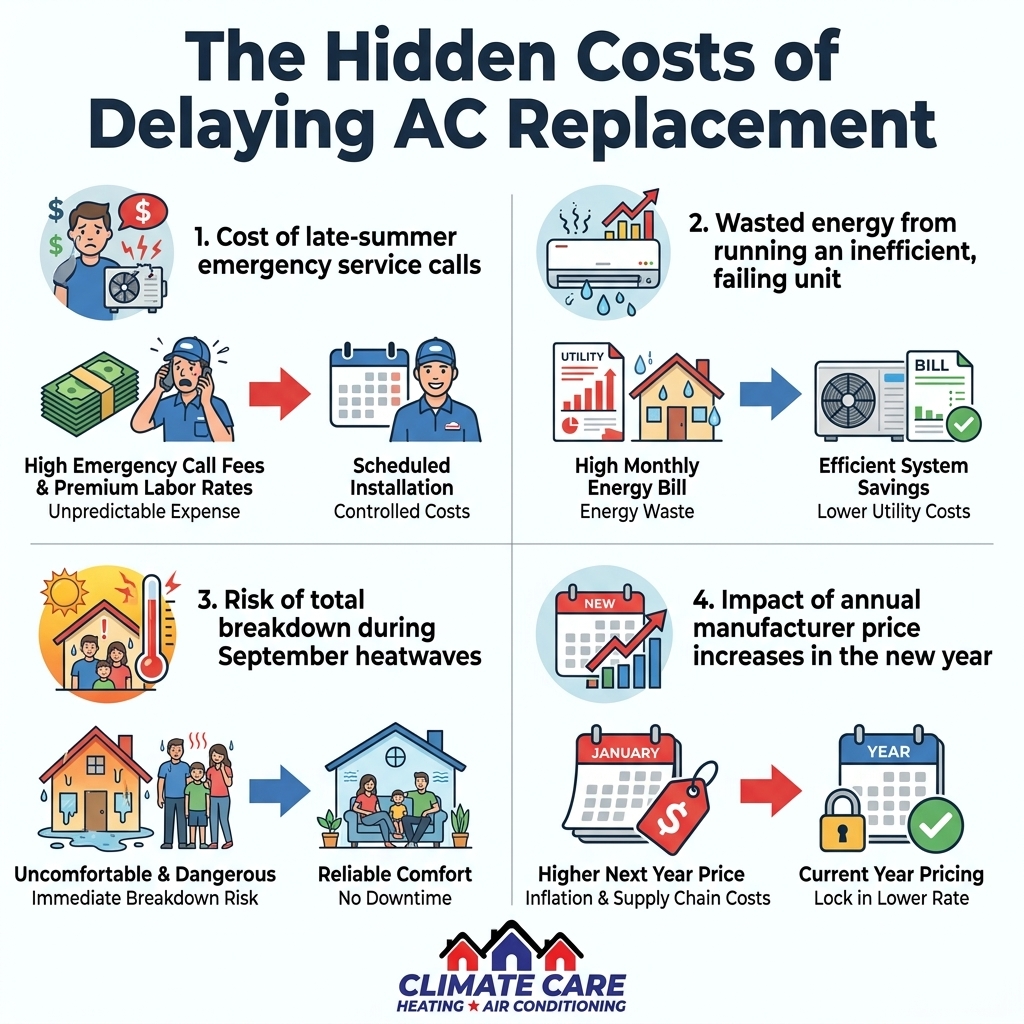 The Hidden Costs of Delaying AC Replacement