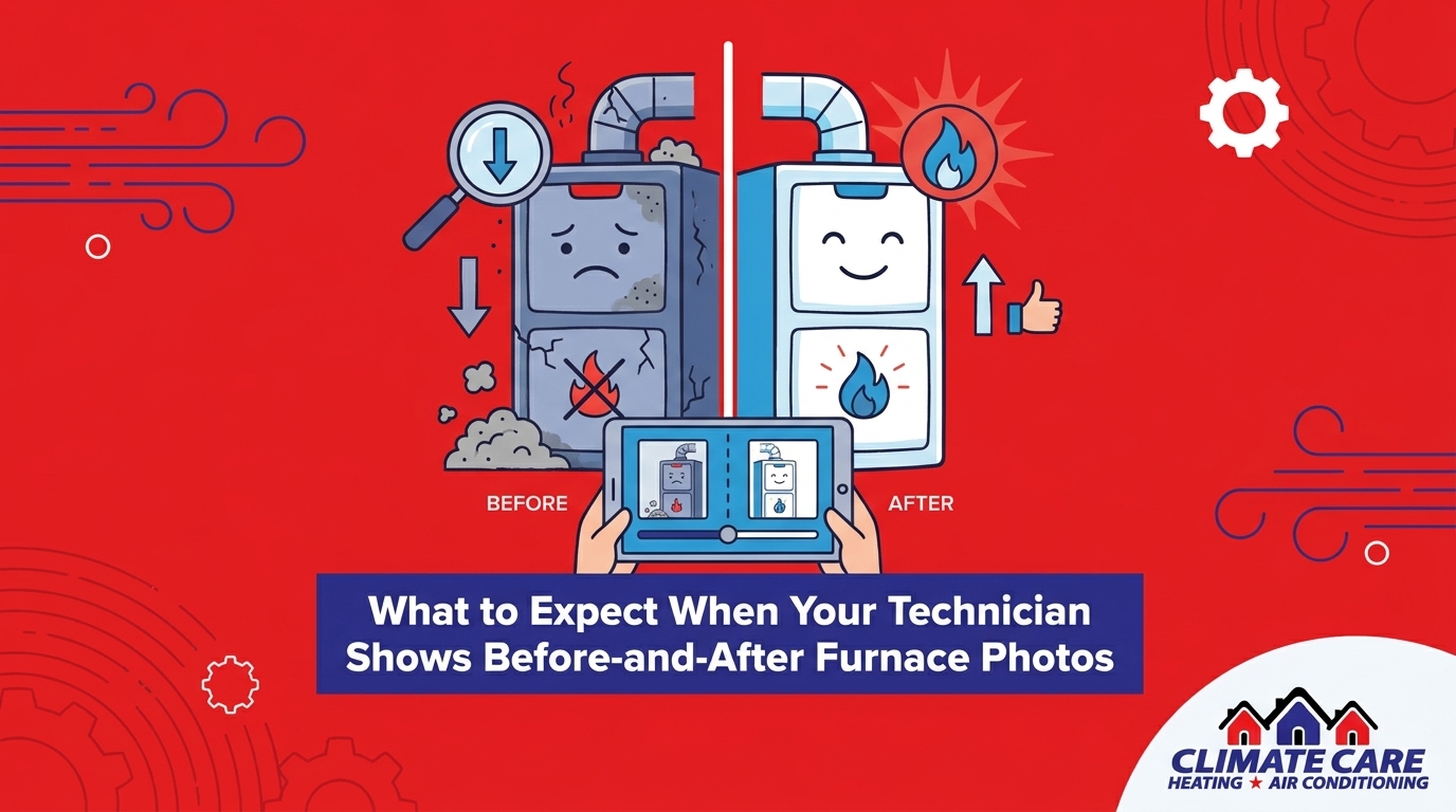 What to Expect When Your Technician Shows Before-and-After Furnace Photos