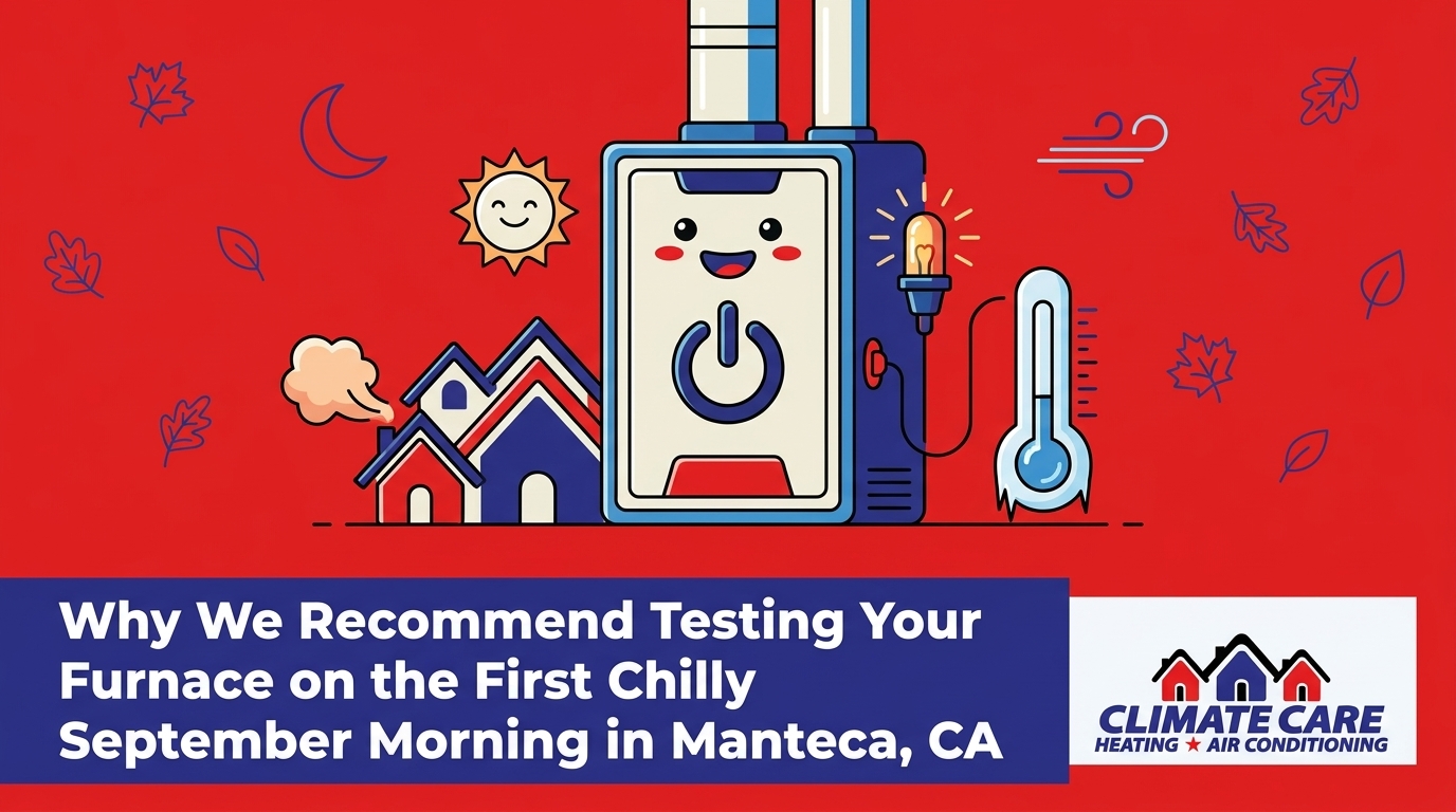 Why We Recommend Testing Your Furnace on the First Chilly September Morning in Manteca
