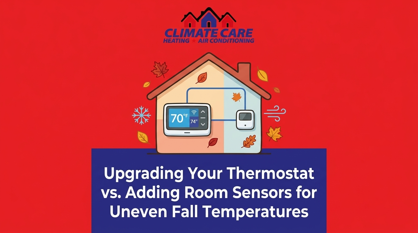 Upgrading Your Thermostat vs. Adding Room Sensors for Uneven Fall Temperatures