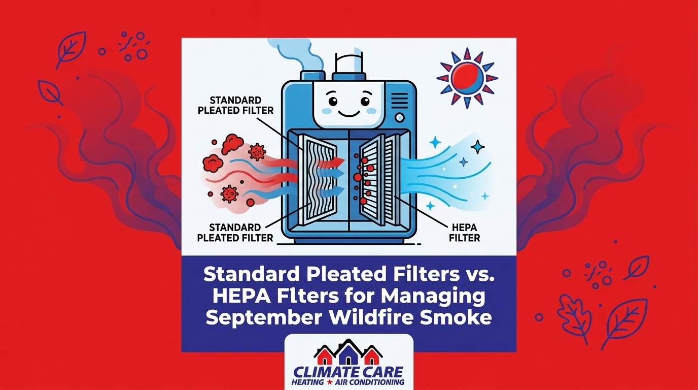 Standard Pleated Filters vs. HEPA Filters for Managing September Wildfire Smoke
