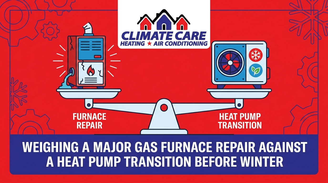 Repairing an Aging Gas Furnace vs. Transitioning to an Electric Heat Pump Before Winter