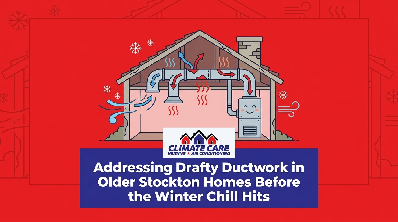 Addressing Drafty Ductwork in Older Stockton Homes Before the Winter Chill Hits