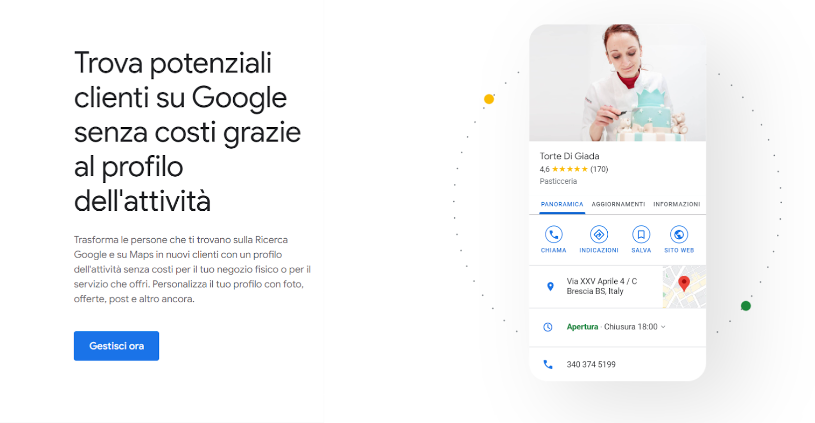 come accedere google business profile