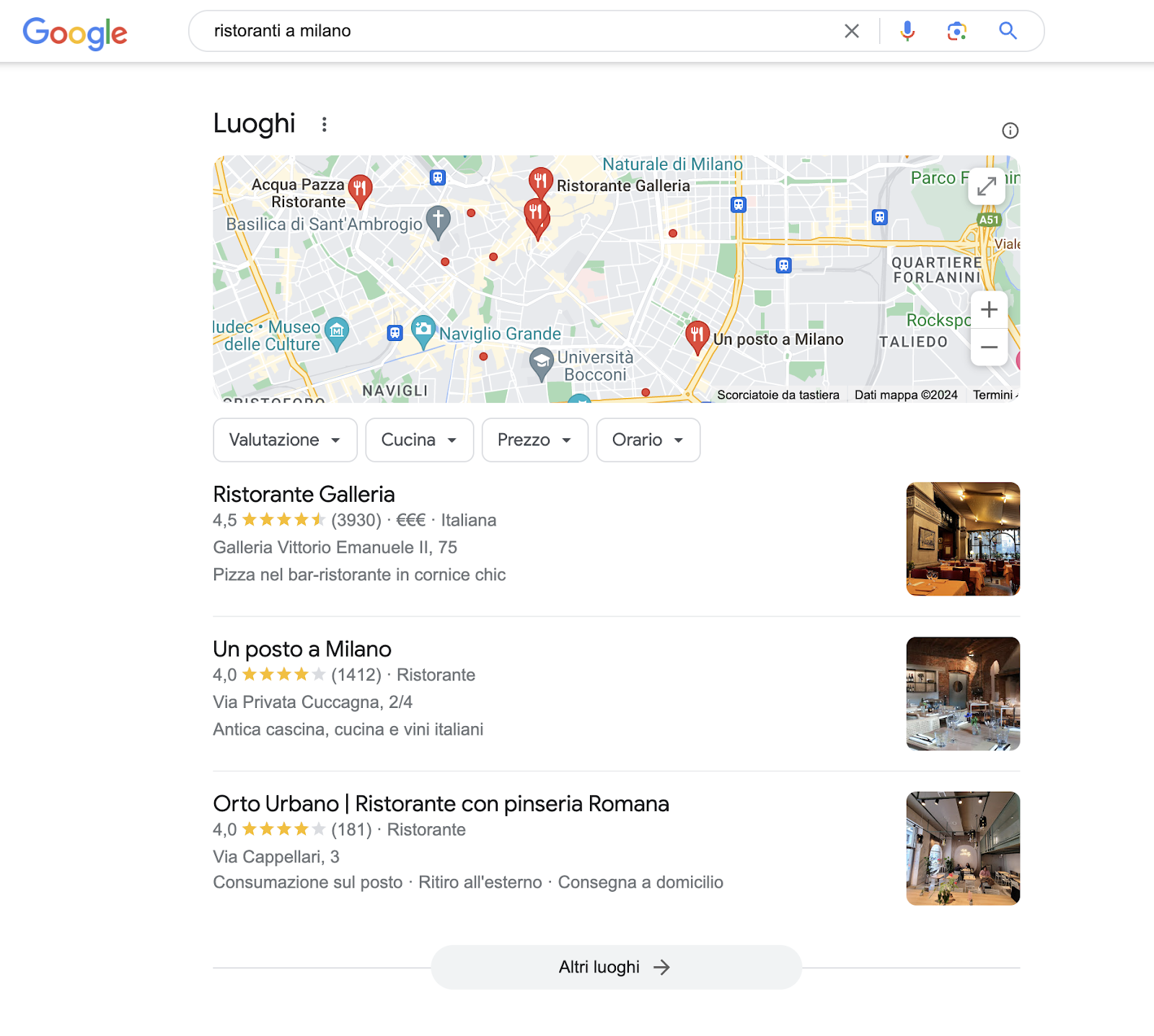 Schermata di risposta alle recensioni su Google Business Profile