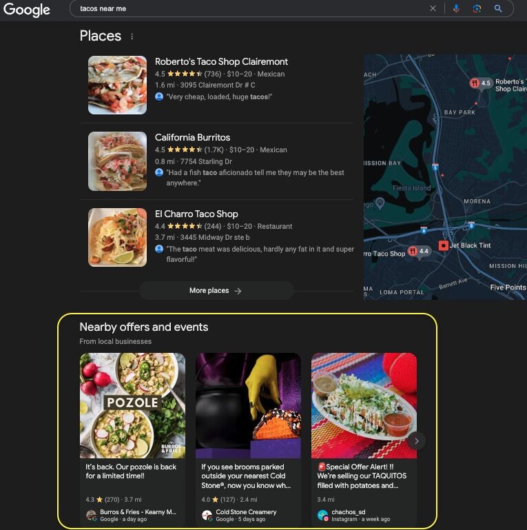 google post visibility factor