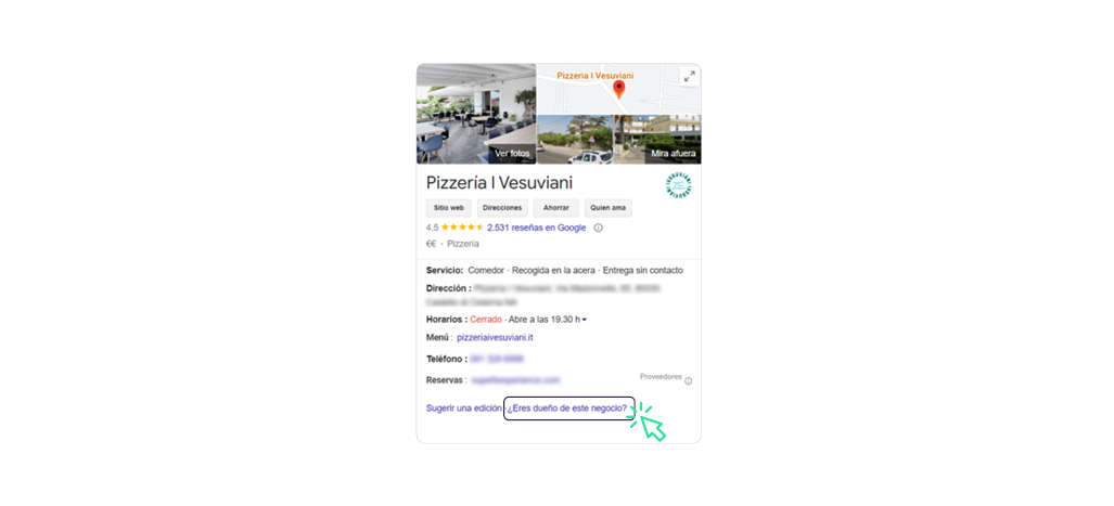 cómo reclamar una ficha de google business prof