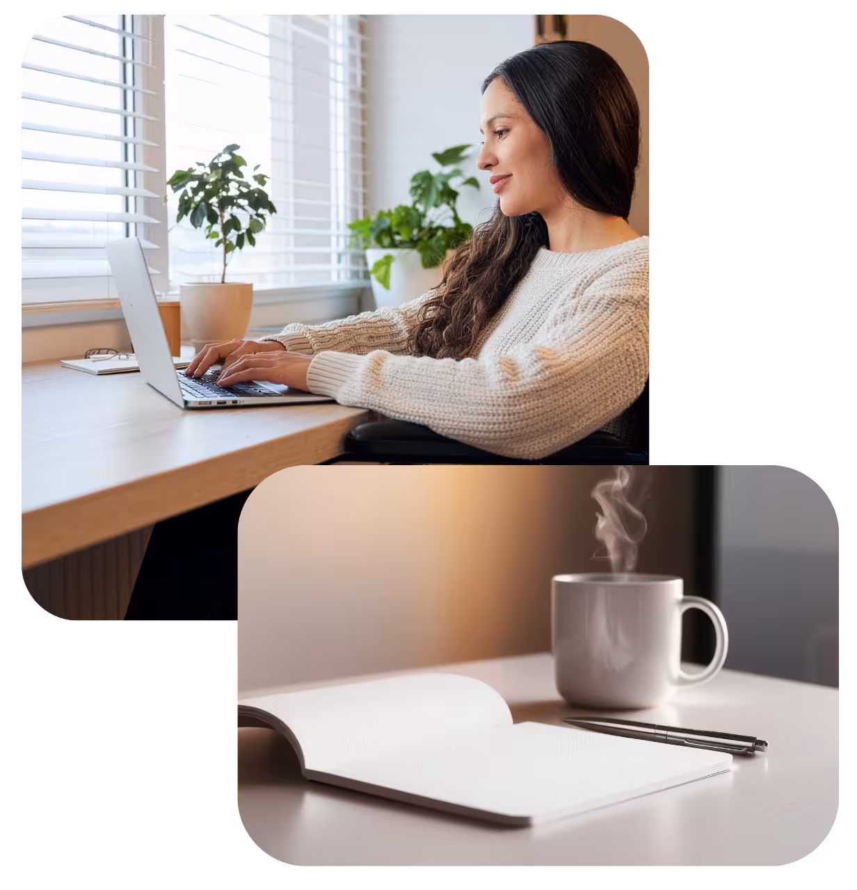 Calm, organised workspace showing how the right business support creates space for clearer decisions.