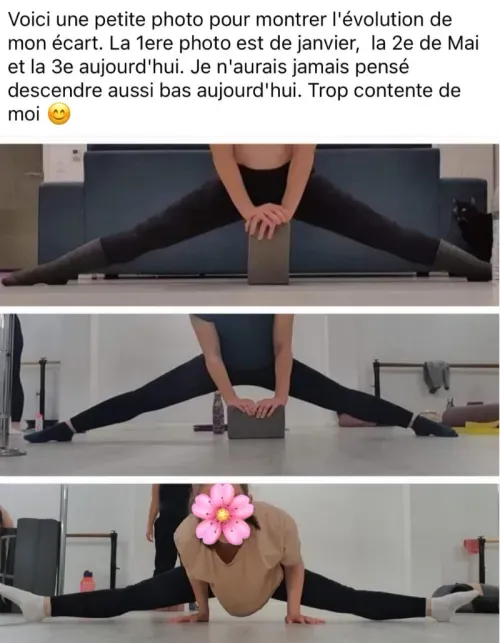 Avant après d'une abonnée du studio