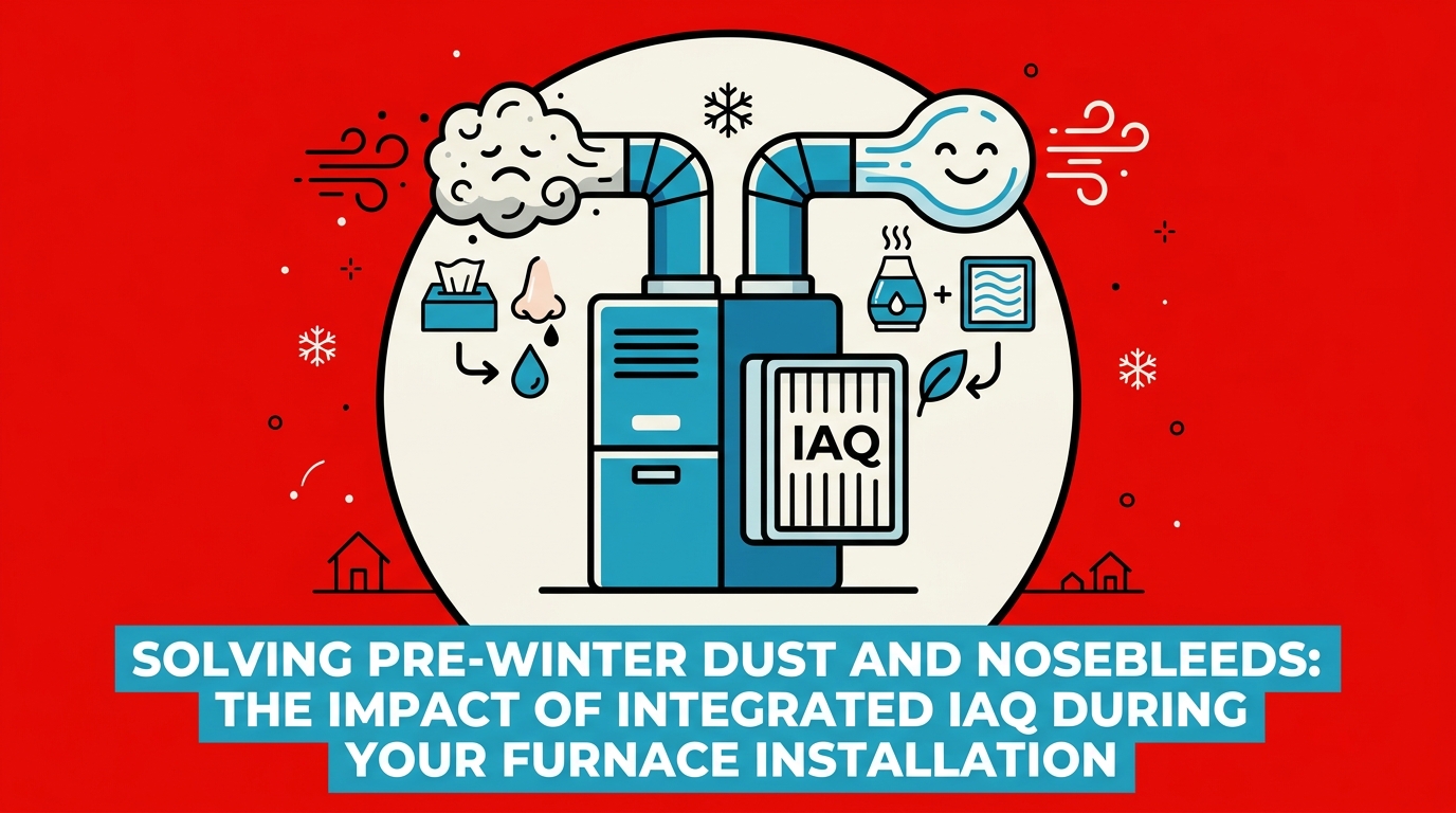Solving Pre-Winter Dust and Nosebleeds: The Impact of Integrated IAQ During Your Furnace Installation