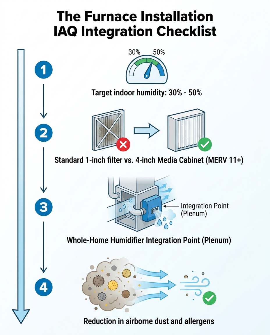 The Furnace Installation IAQ Integration Checklist