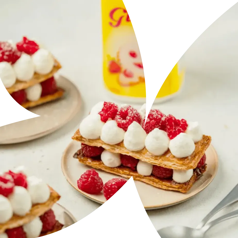 Mille-feuille aux framboises