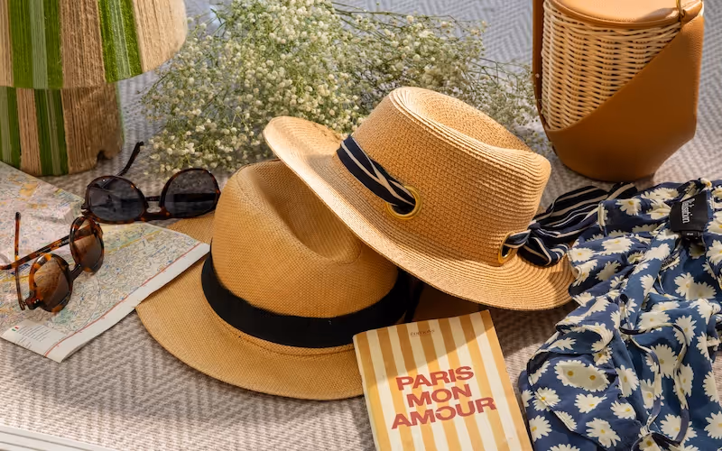 	Chapeaux personnalisés avec le logo de l’appart hôtel Yuna Montmartre.