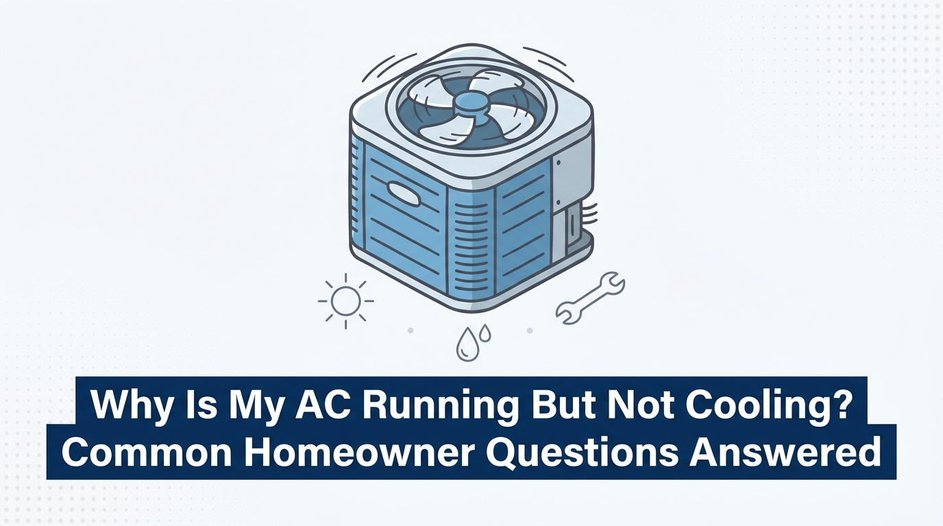 Why Is My AC Running But Not Cooling? Common Homeowner Questions Answered