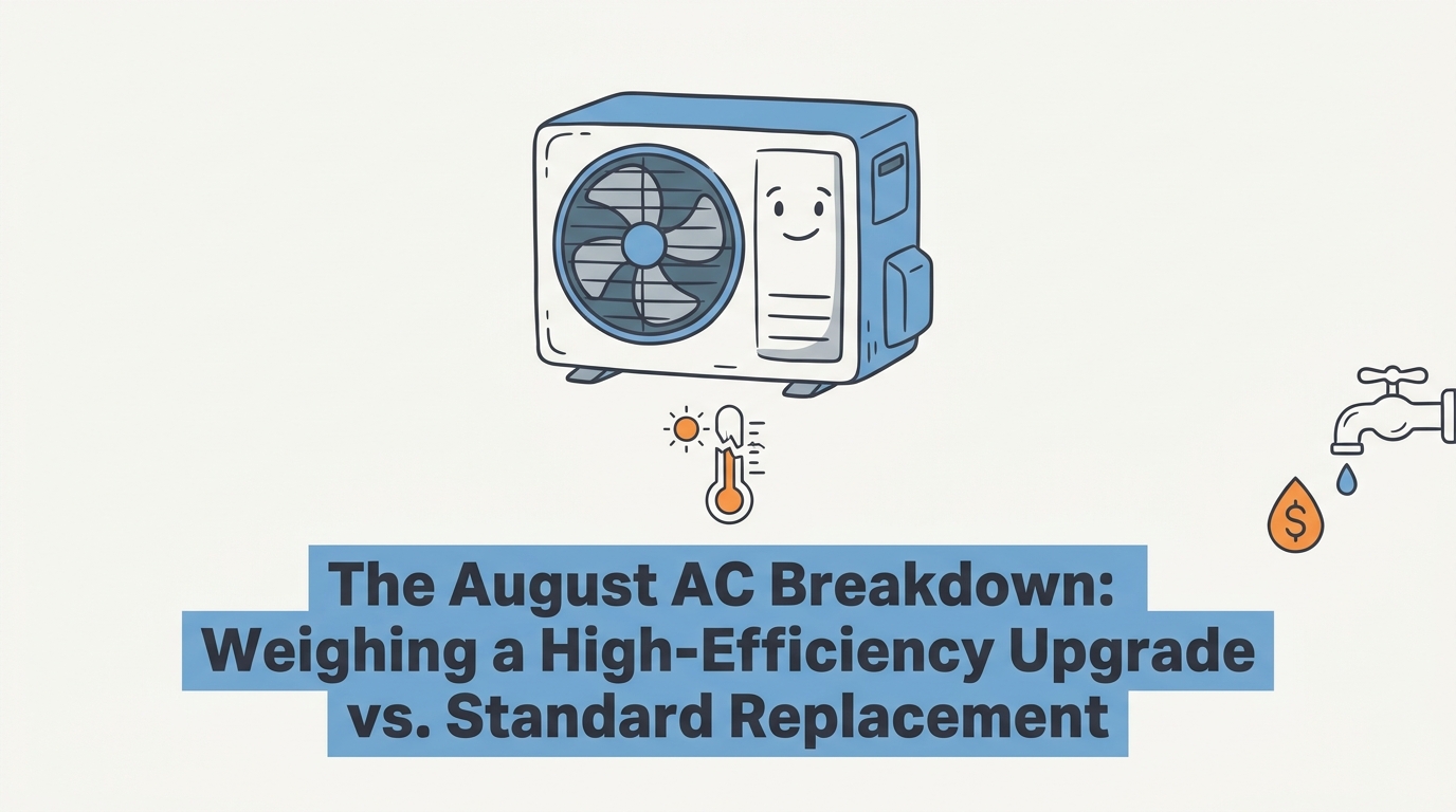 Weighing a High-Efficiency AC Upgrade When Your Old Unit Dies in August