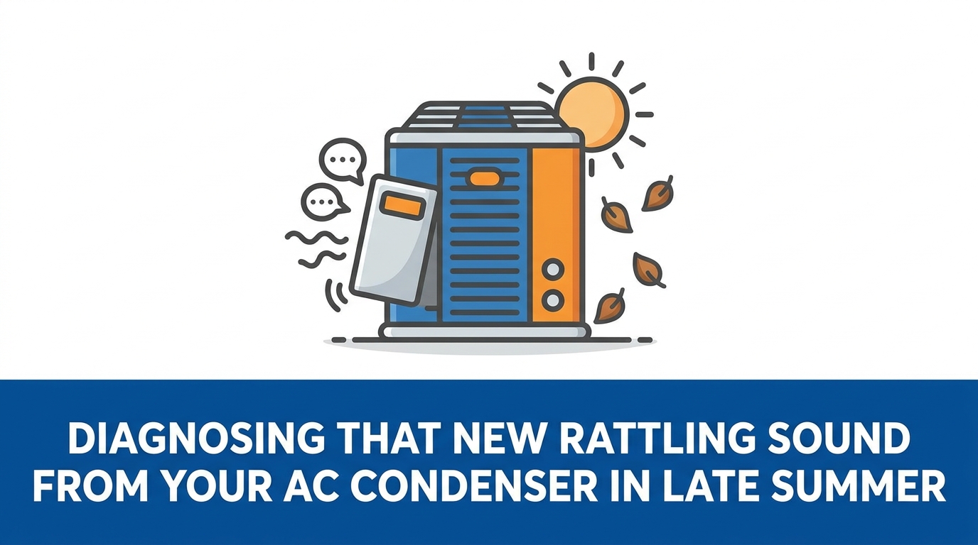 Diagnosing That New Rattling Sound from Your AC Condenser in Late Summer