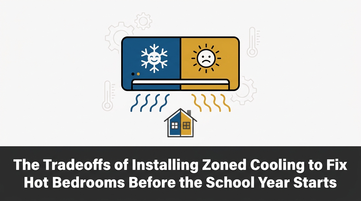 The Tradeoffs of Installing Zoned Cooling to Fix Hot Bedrooms Before the School Year Starts