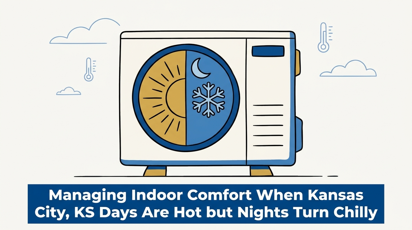 Managing Indoor Comfort When Kansas City Days Are Hot but Nights Turn Chilly