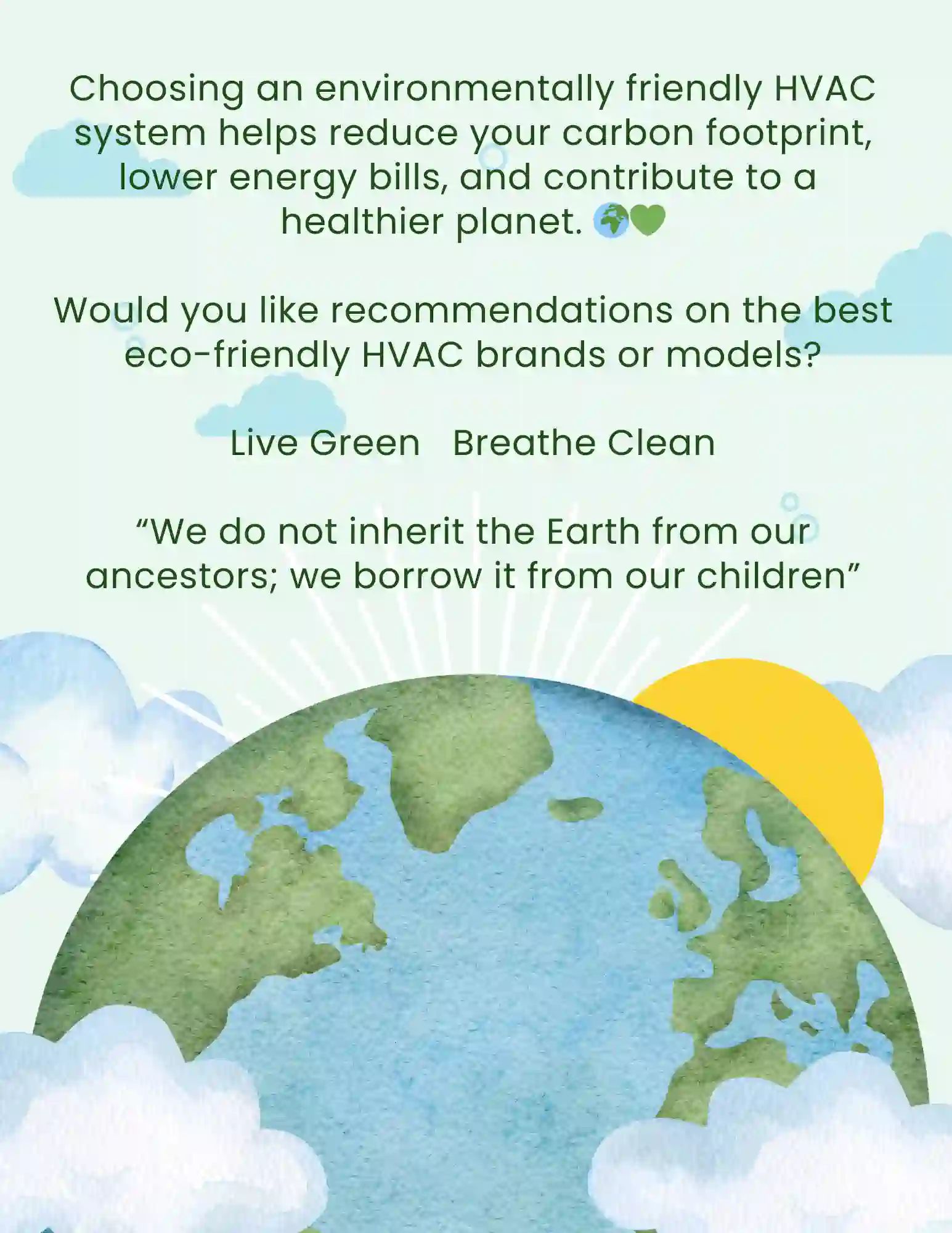 How can HVAC Equipment be Environmentally friendly? | Green Comfort Systems