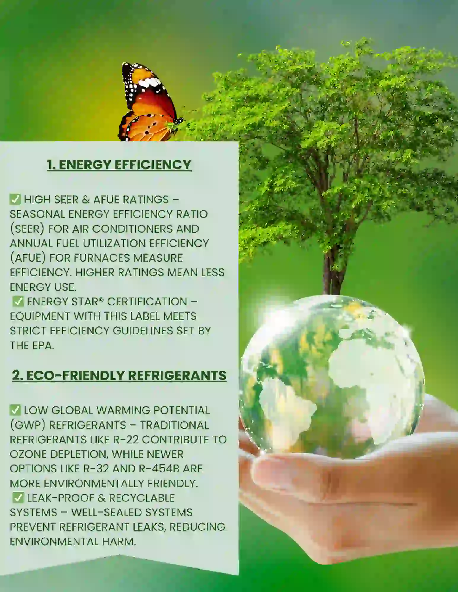 How can HVAC Equipment be Environmentally friendly? | Green Comfort Systems